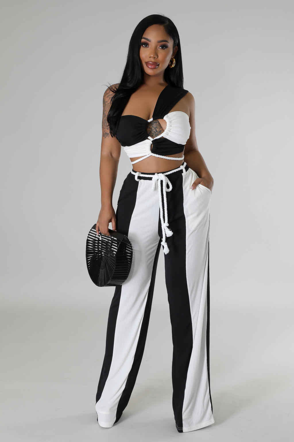 What A Vibe - Elasticated Waist Trousers for Women