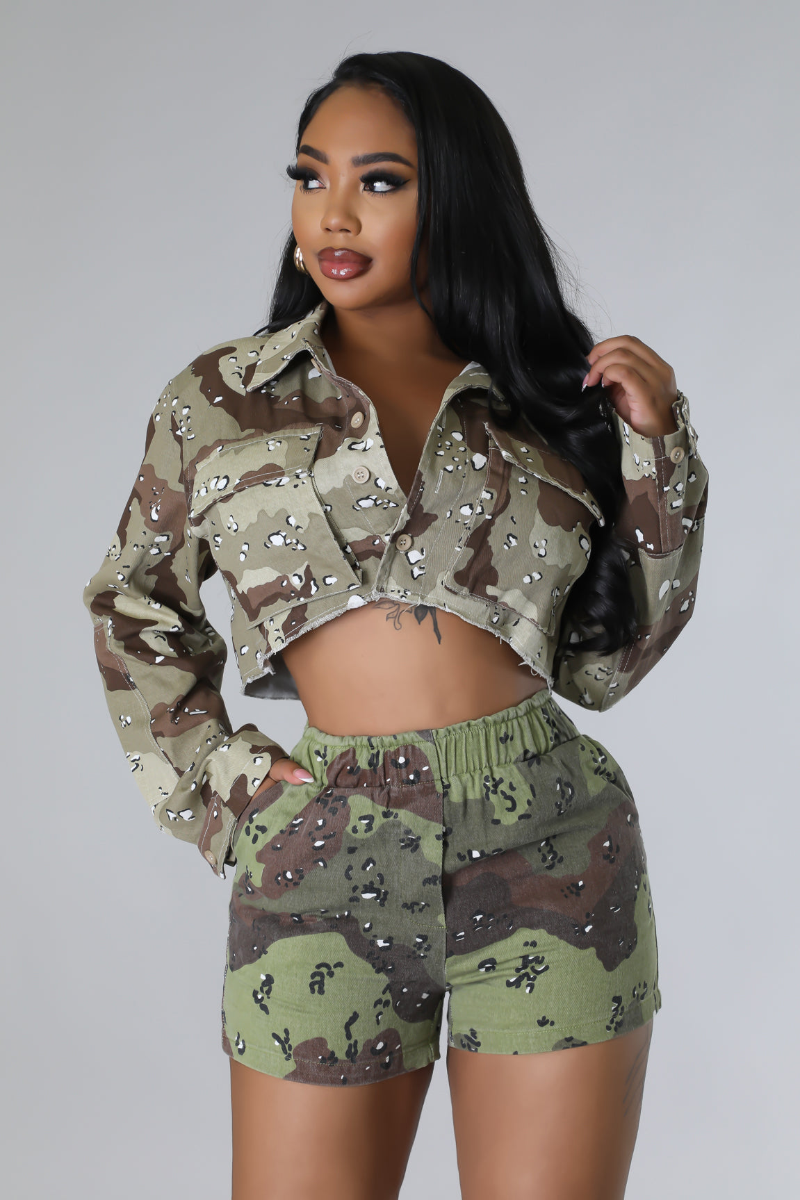 GitiOnline Camo Hottie Shorts