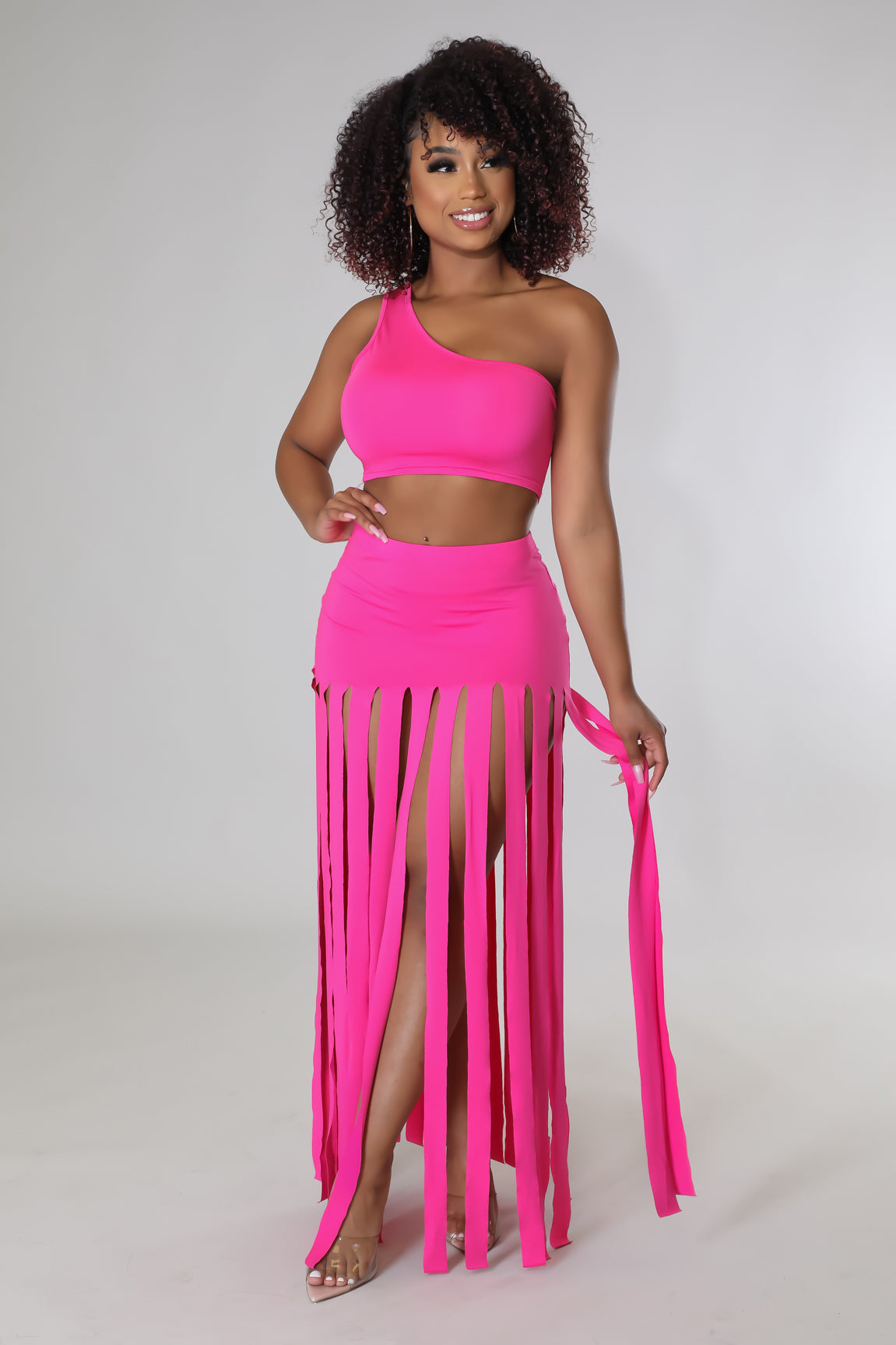 Pretty Lil Fringe Skirt Set GitiOnline