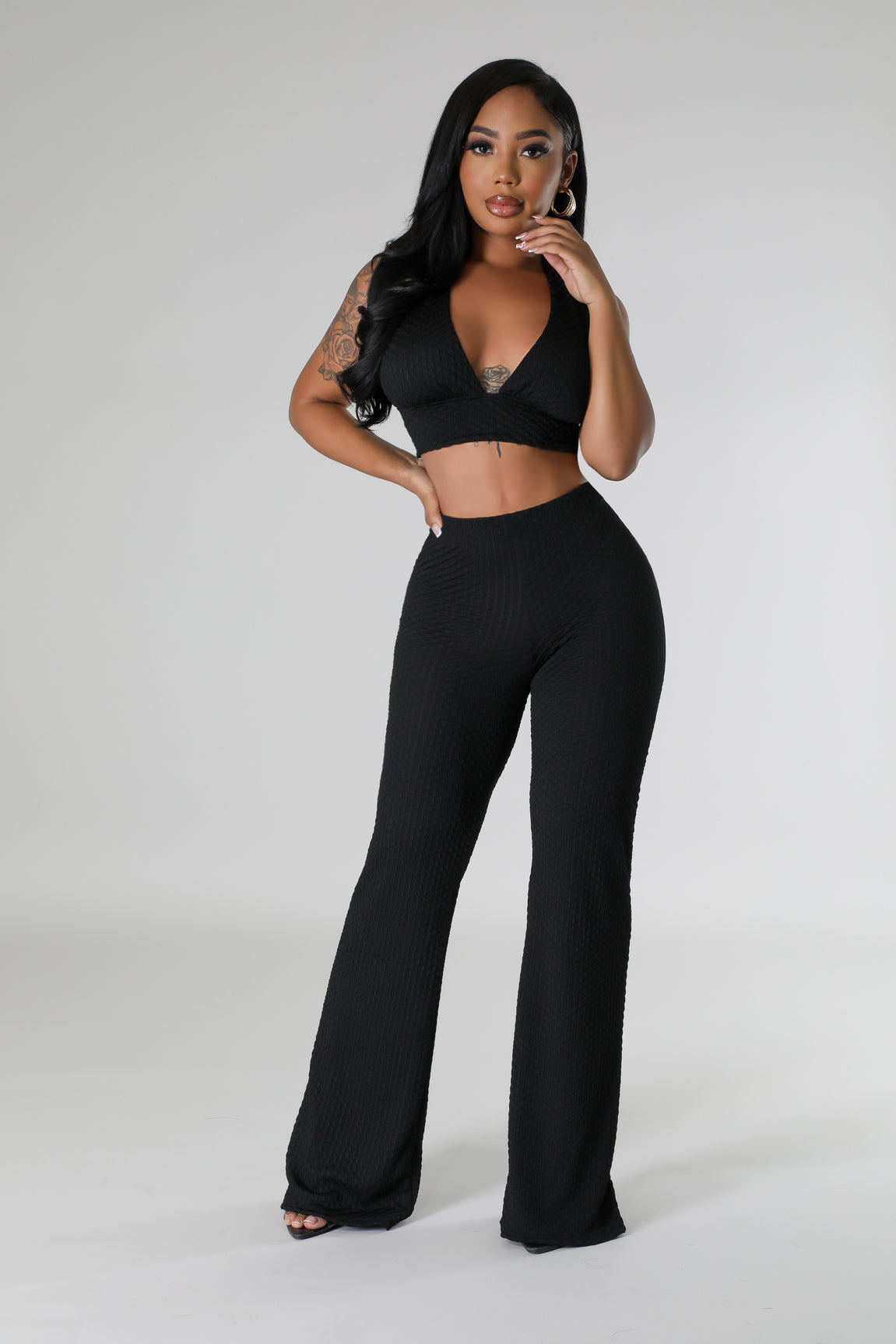 Taking Sides Pant Set