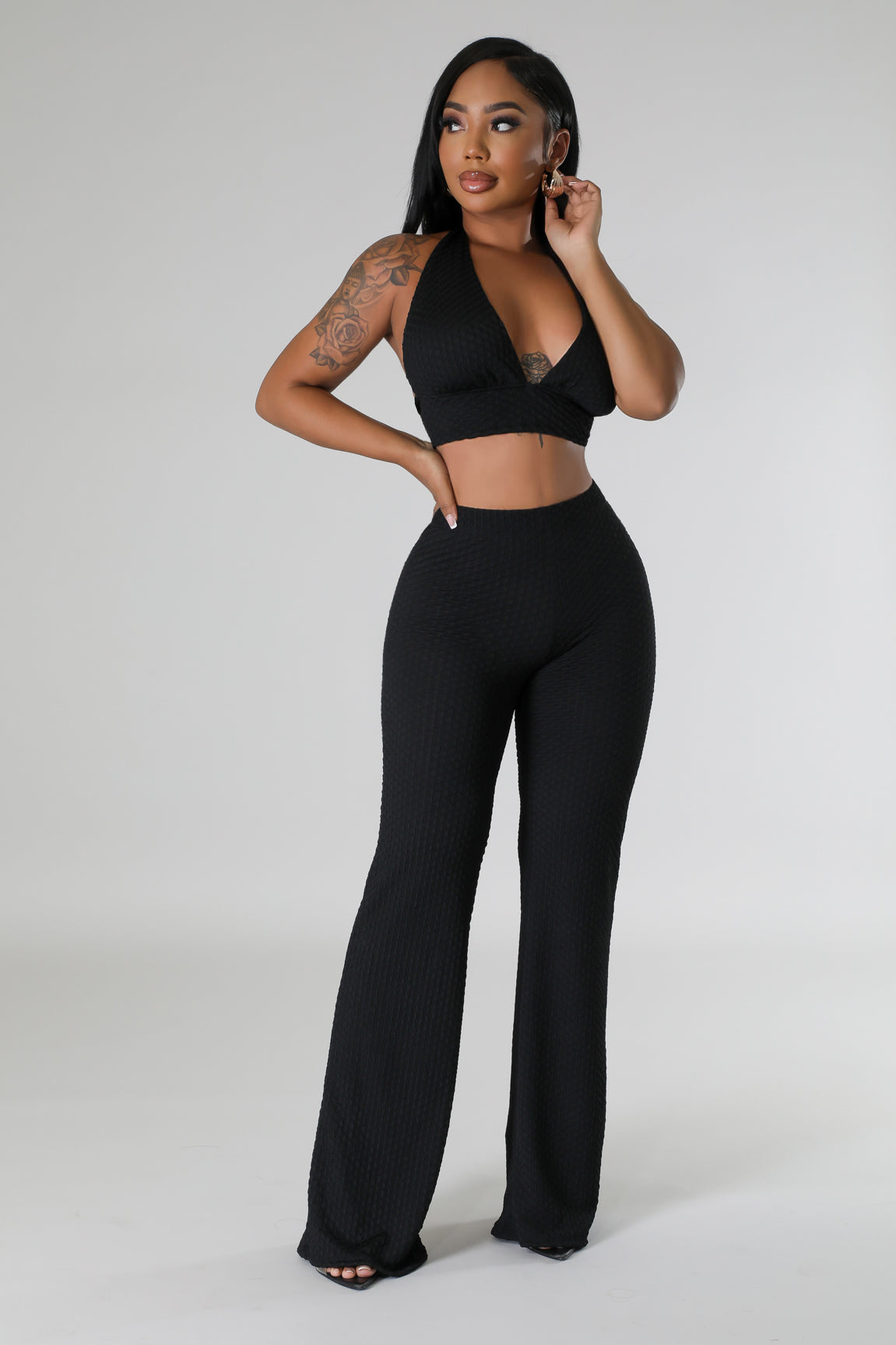 Taking Sides Pant Set