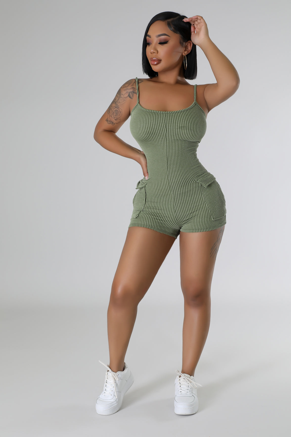 2pc Love Kills Romper Set