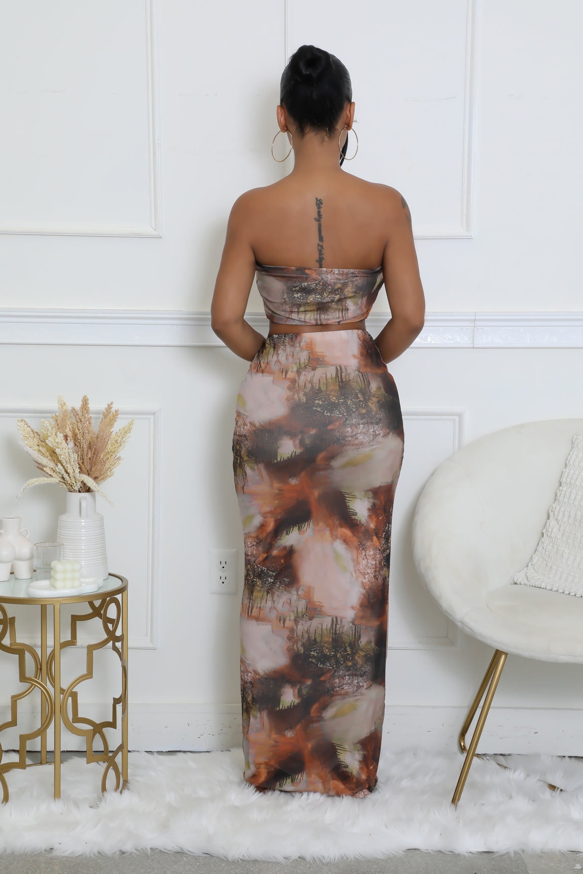 Elegance Fusion Skirt Set