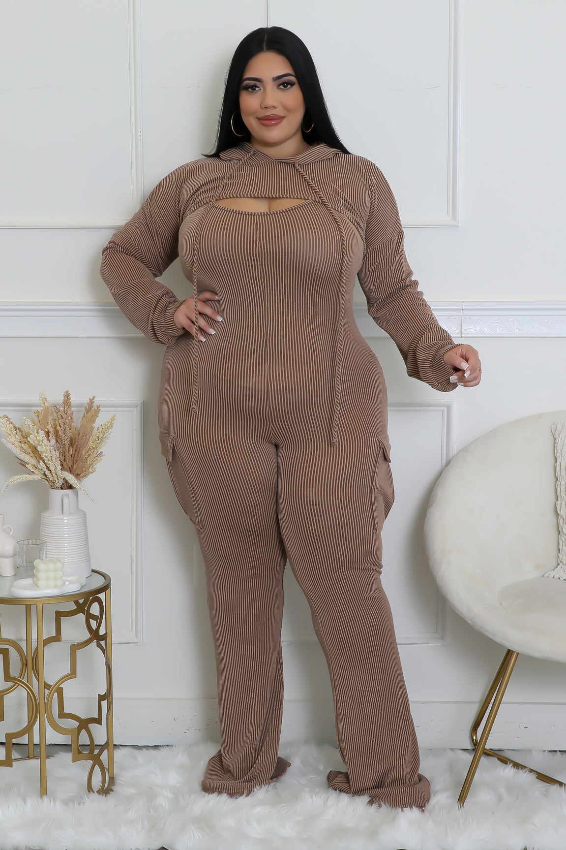 2pc No Show Jumpsuit Set