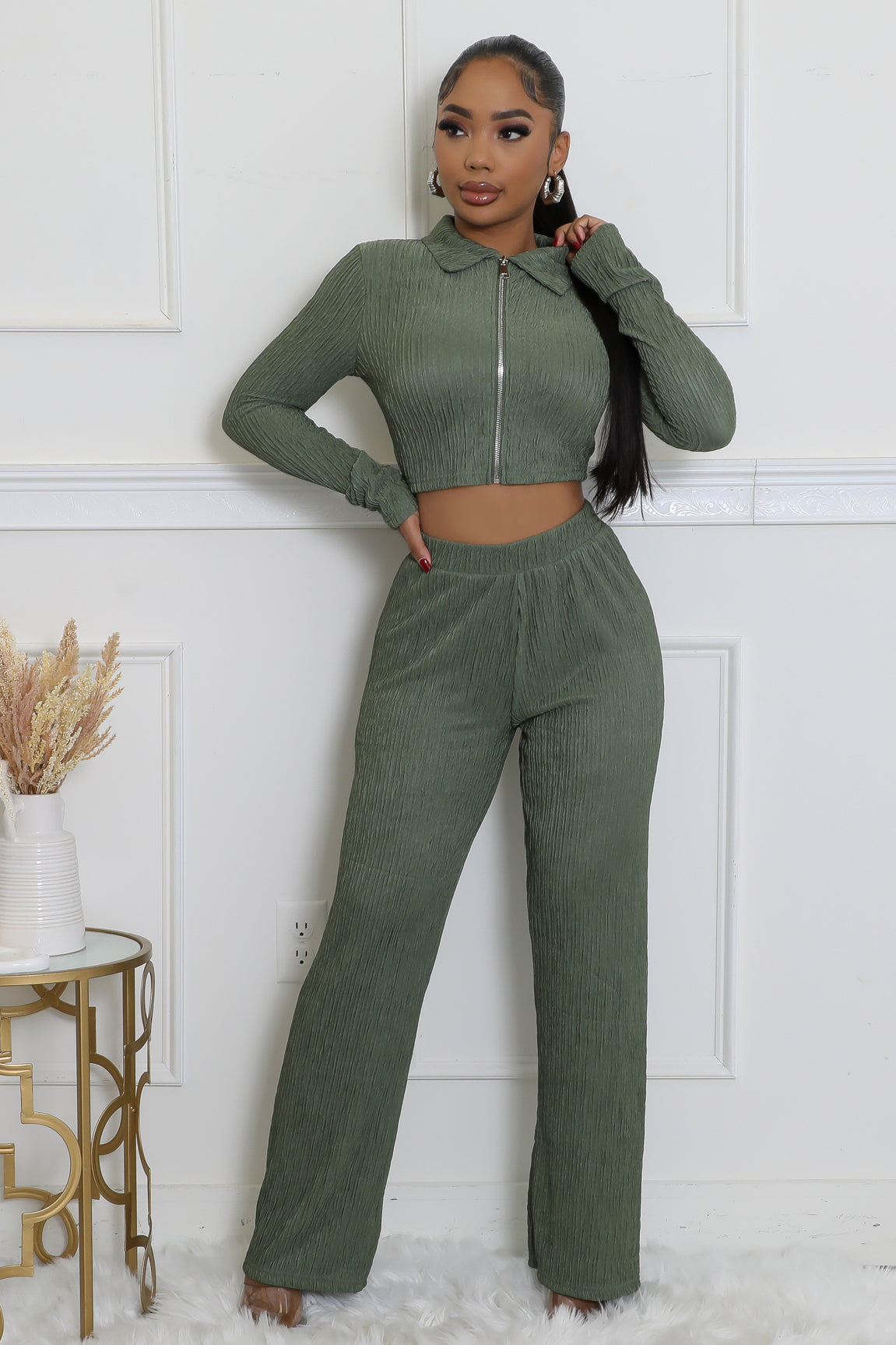 Swirl Of Elegance Pant Set