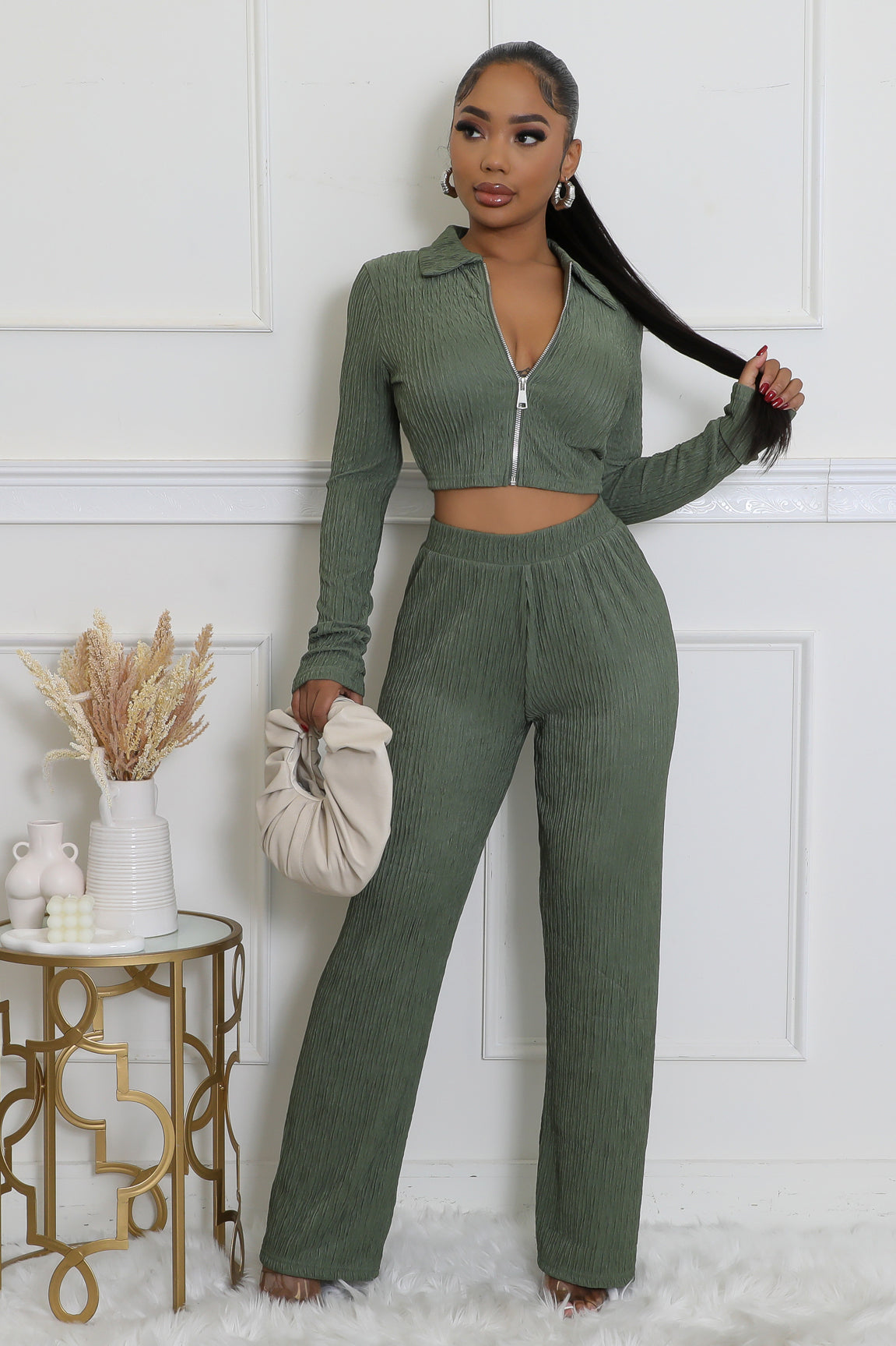 Swirl Of Elegance Pant Set