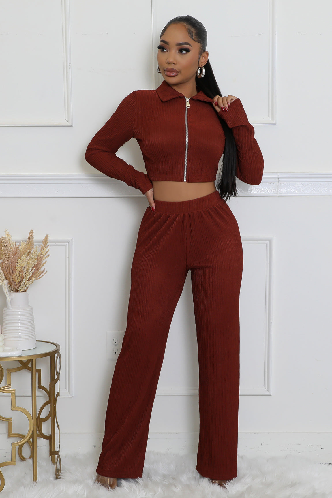 Swirl Of Elegance Pant Set