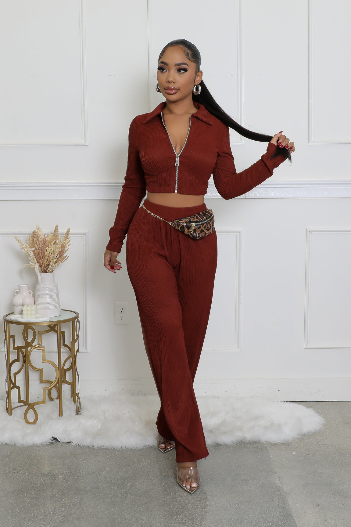 Swirl Of Elegance Pant Set