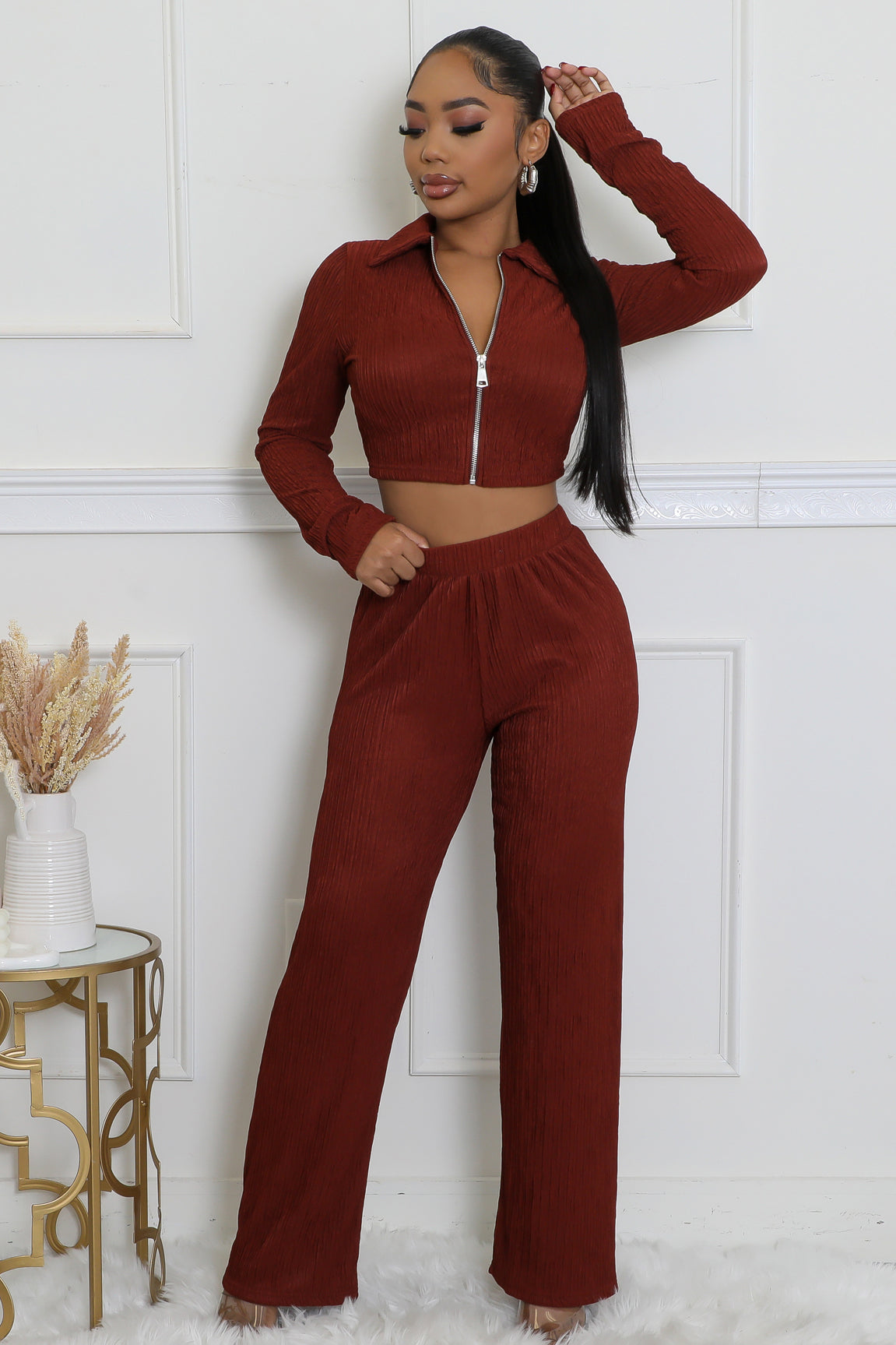 Swirl Of Elegance Pant Set