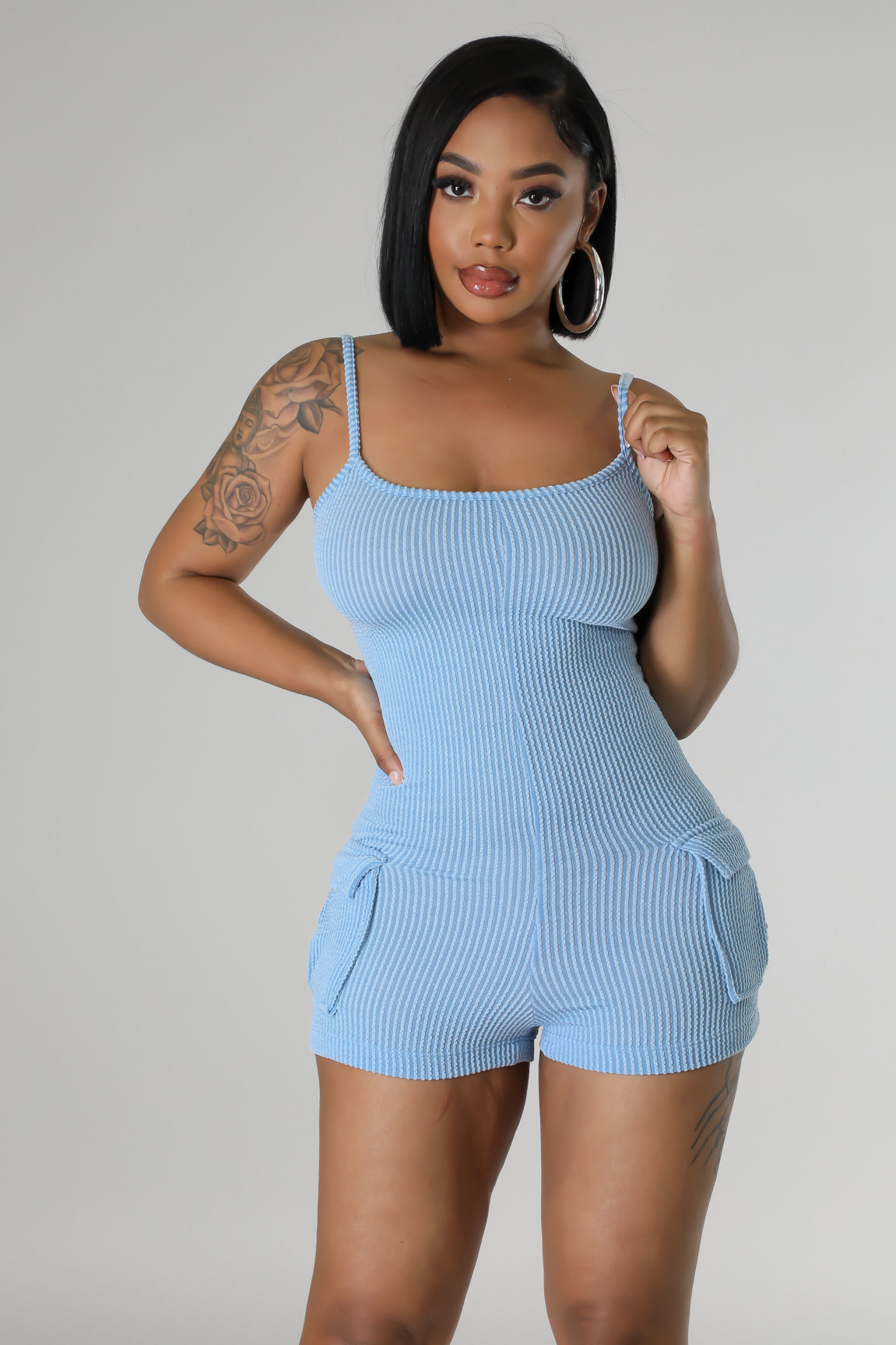 2pc Love Kills Romper Set