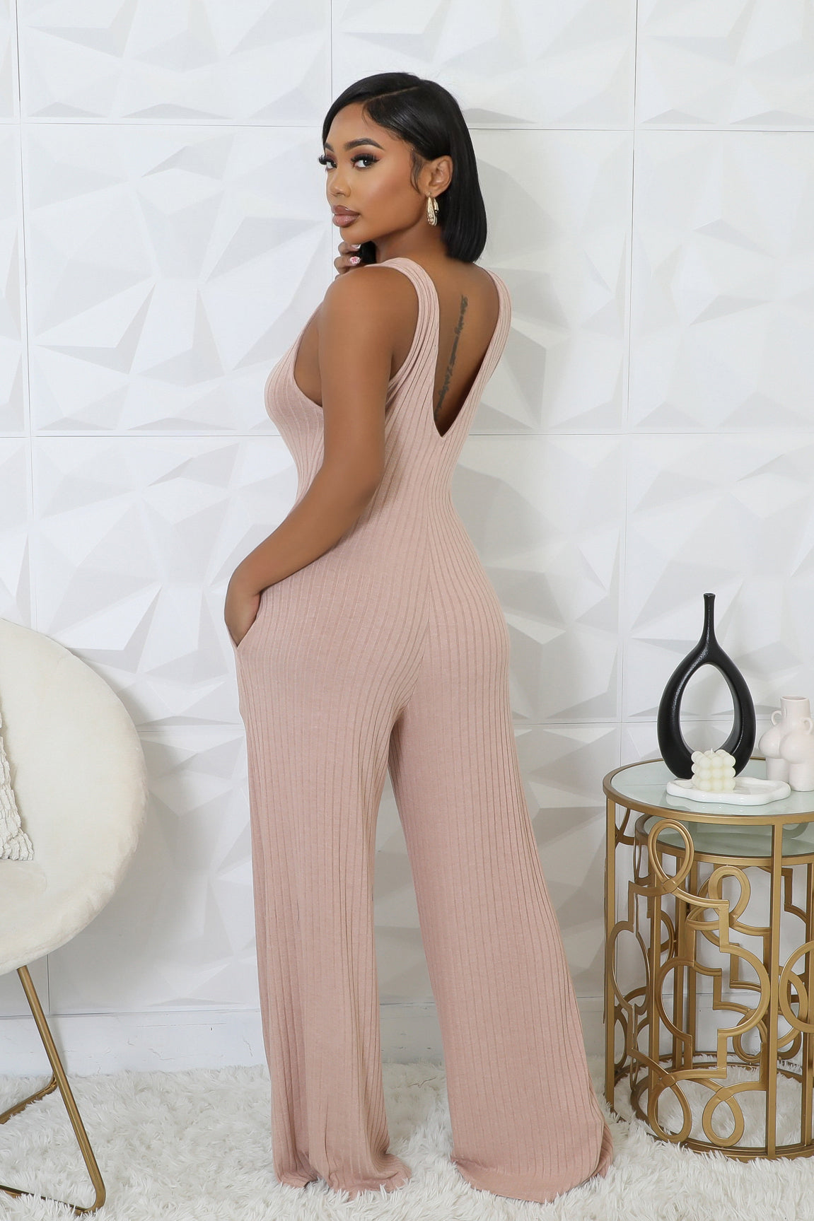 2pc New Story Jumpsuit Set