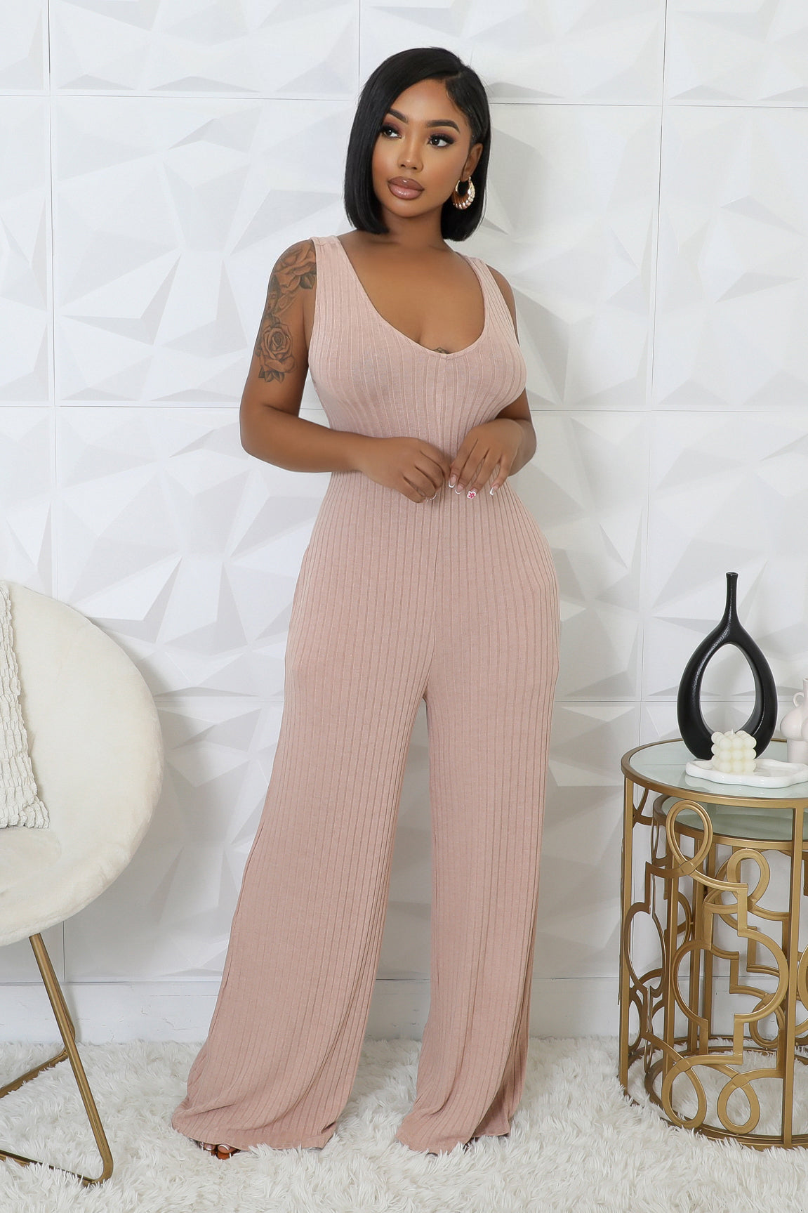 2pc New Story Jumpsuit Set