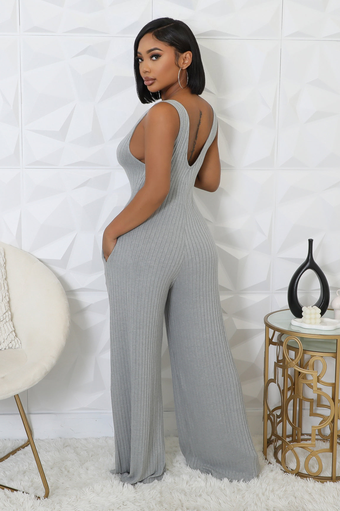 2pc New Story Jumpsuit Set