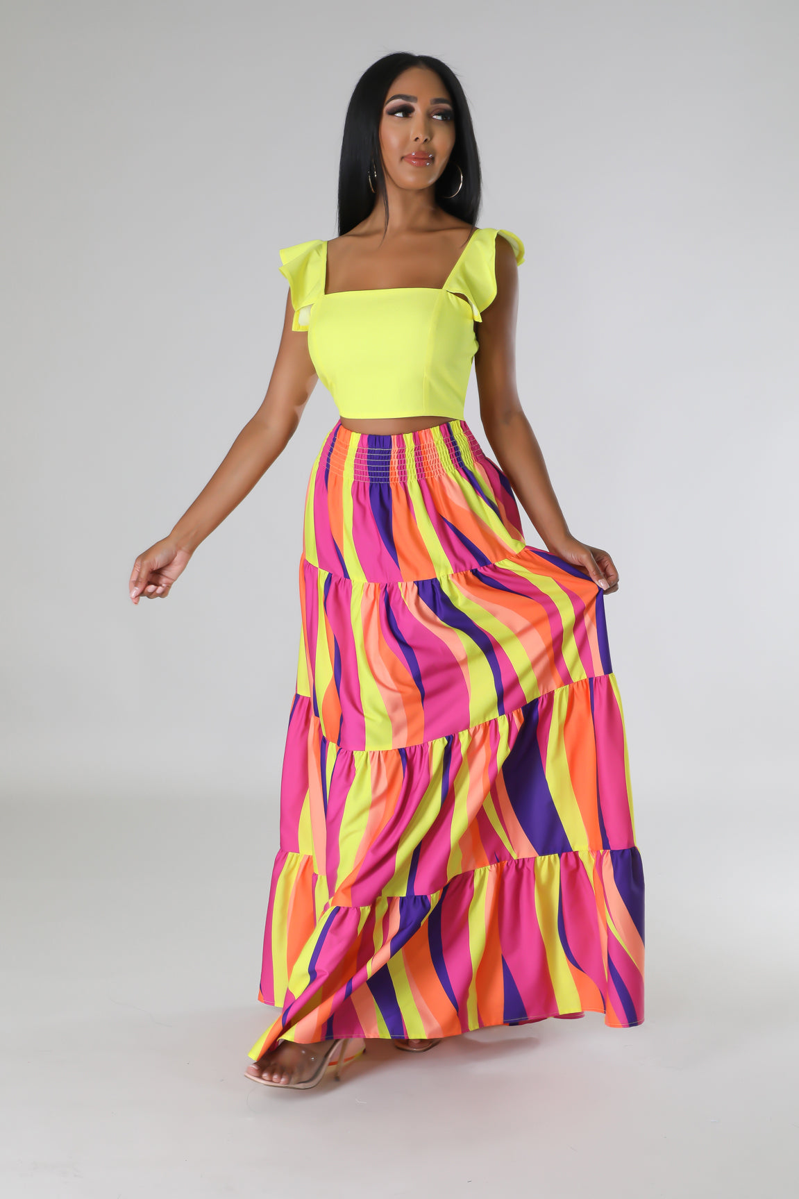 Summer In Colors Skirt Set