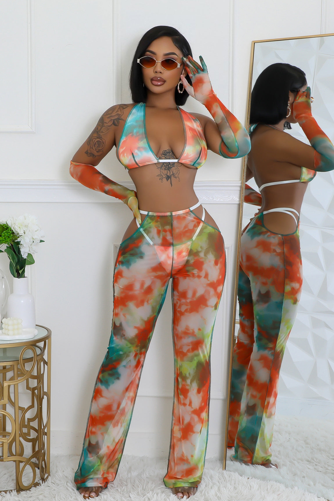 4pc Hopeless Romantic Pant Set