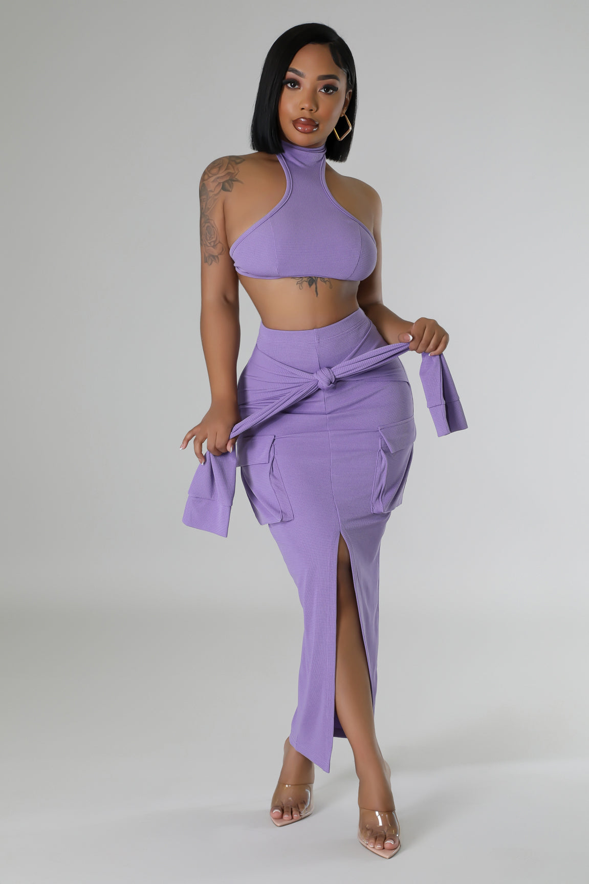 Soft Serenity Skirt Set