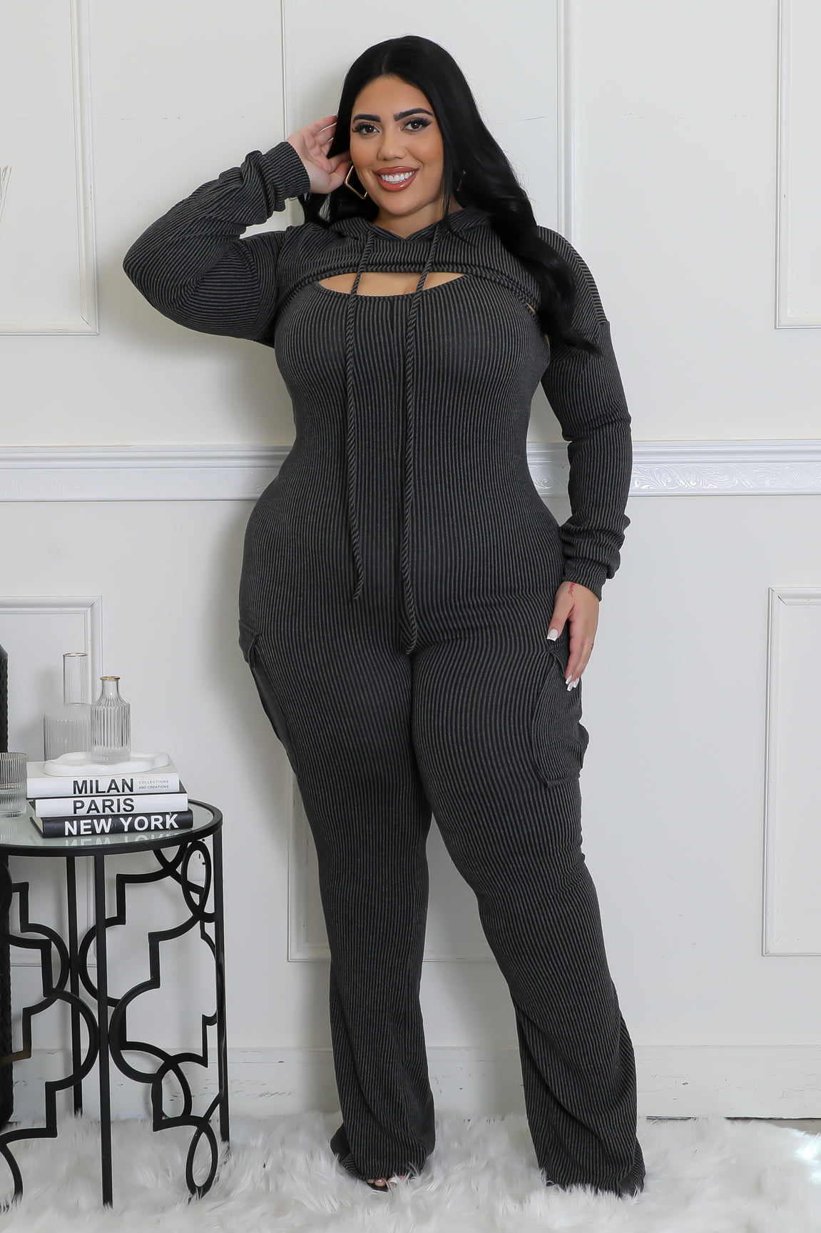 2pc No Show Jumpsuit Set