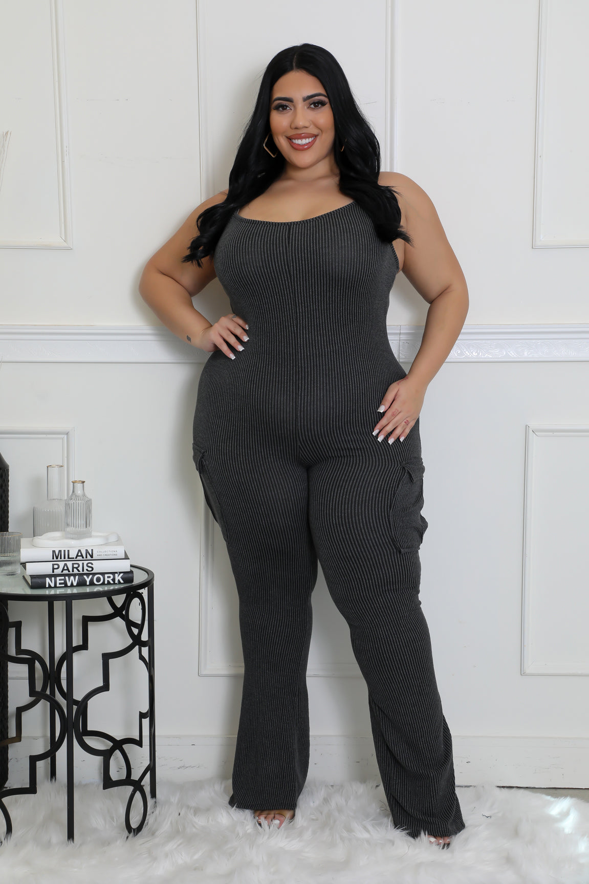 2pc No Show Jumpsuit Set