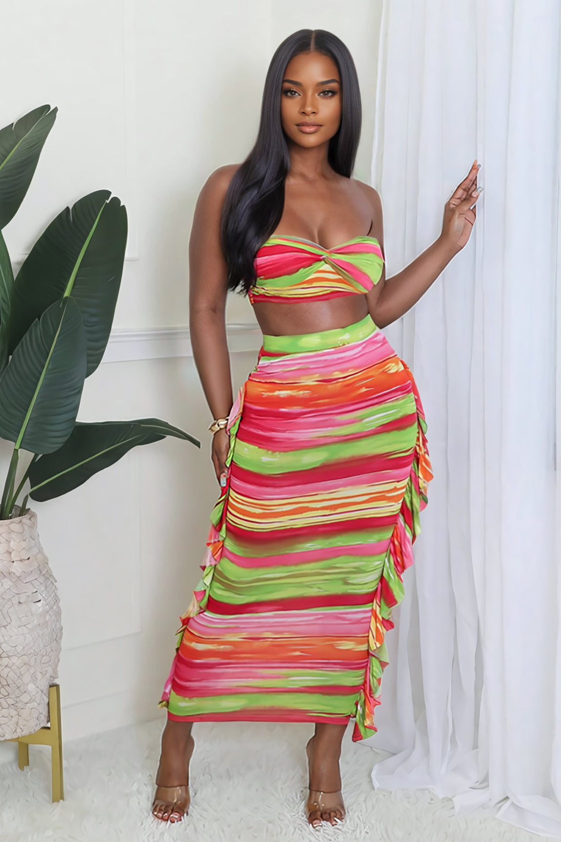 Havana Heat Skirt Set