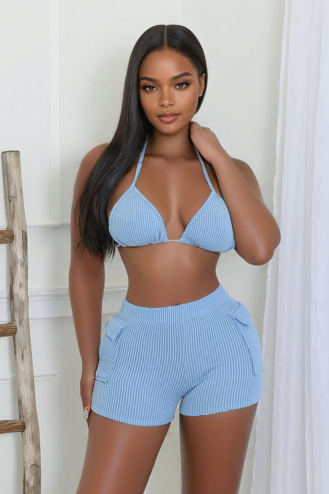 3pc The New Girl Short Set