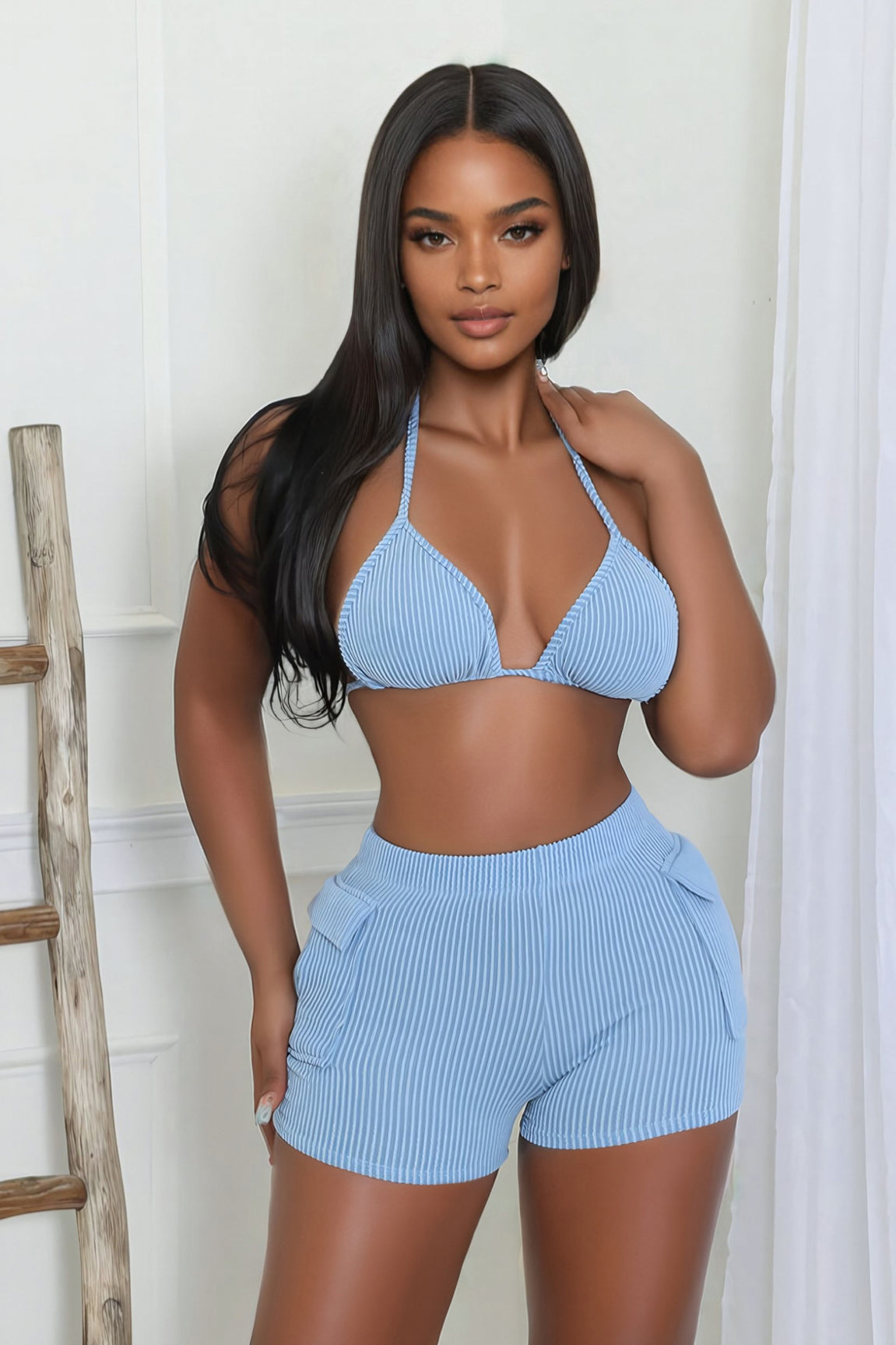 3pc The New Girl Short Set