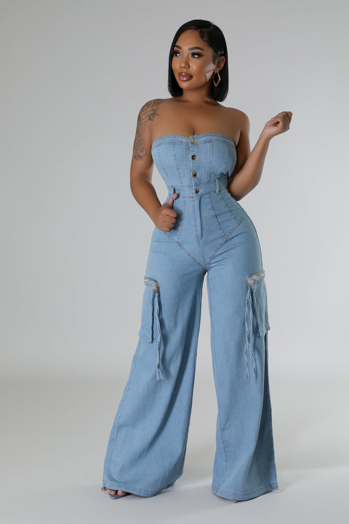 Denim Jumpsuit GitiOnline