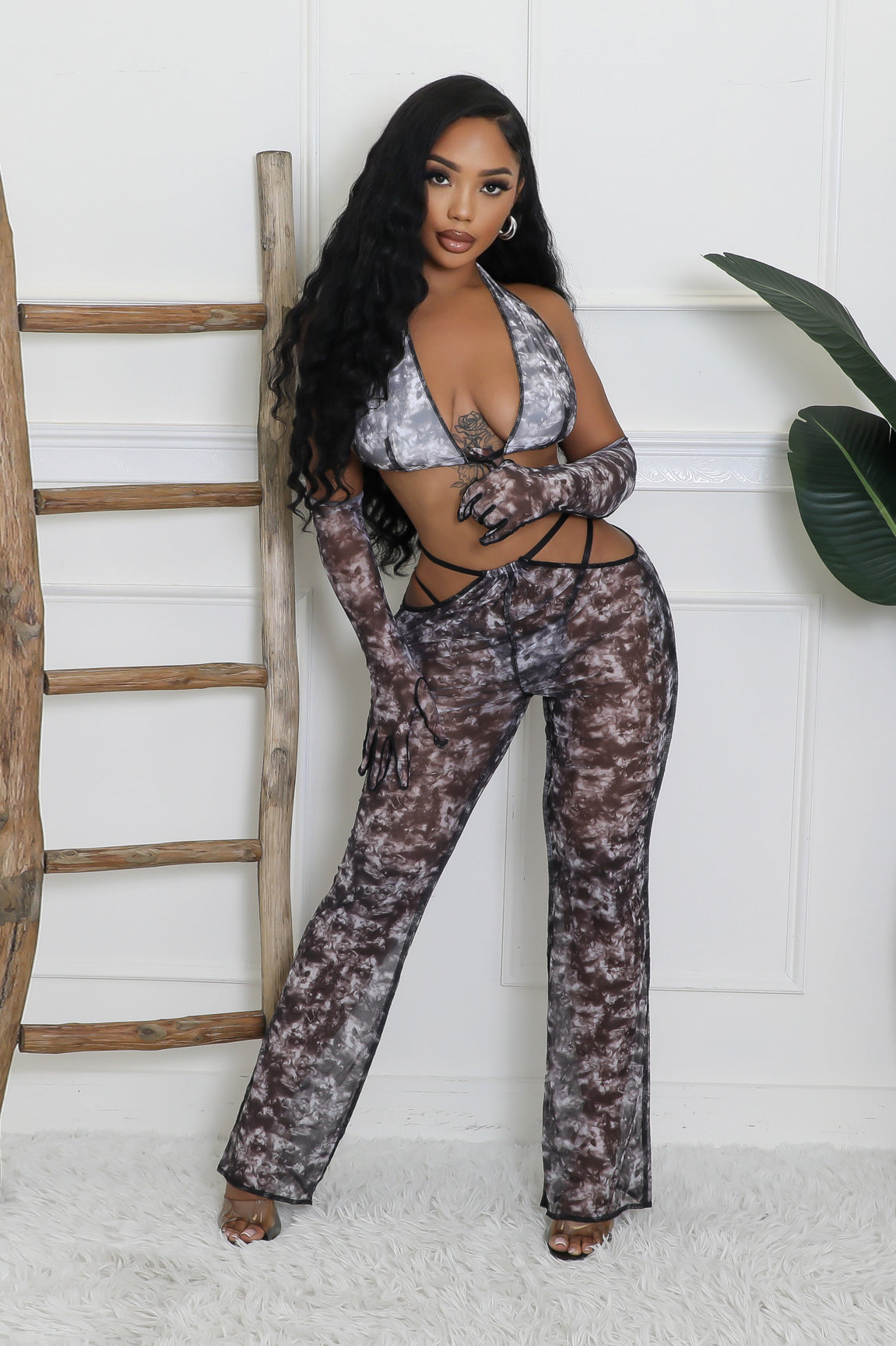 4pc Hopeless Romantic Pant Set