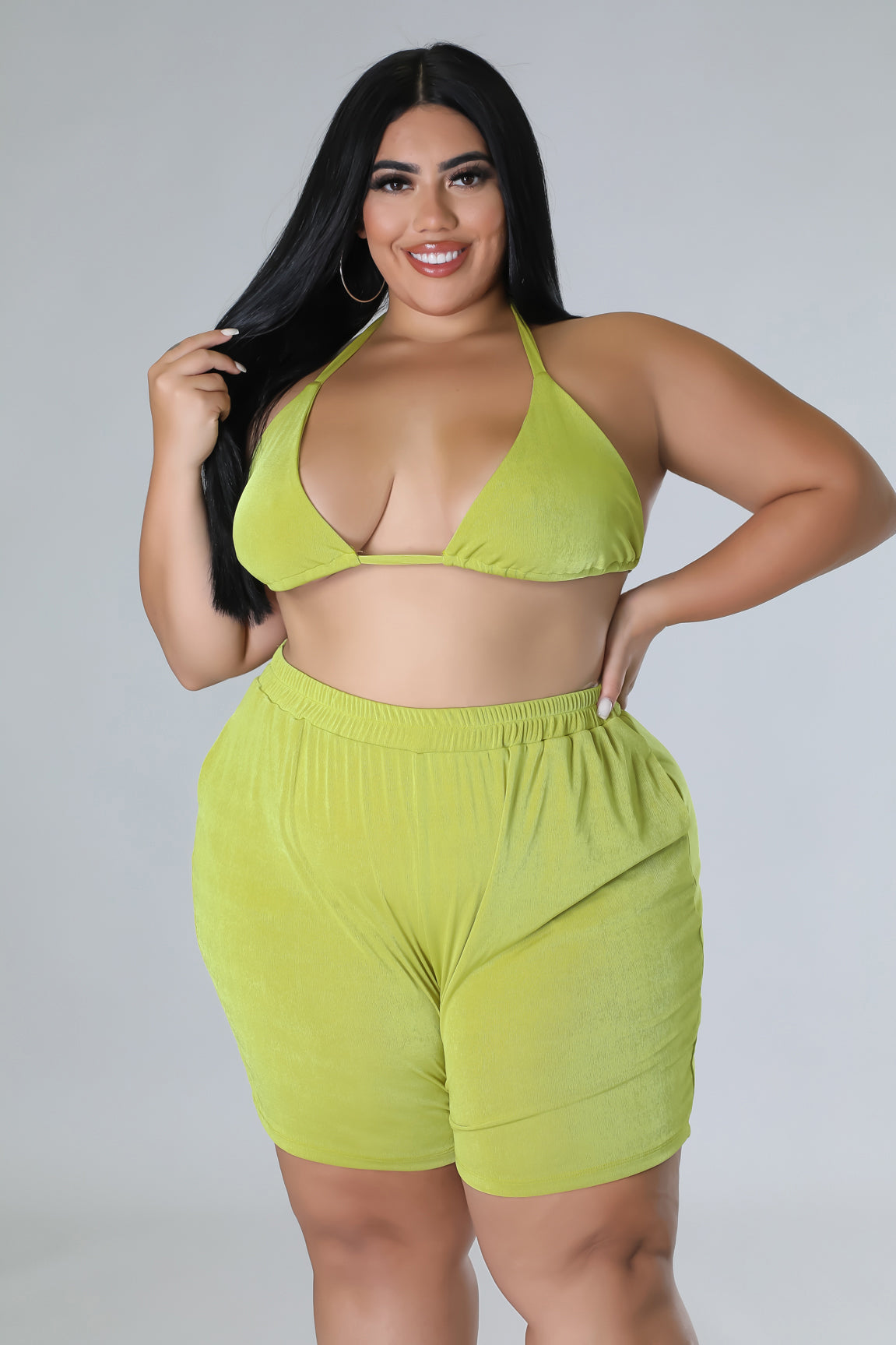 3pc Jasmine Days Short Set