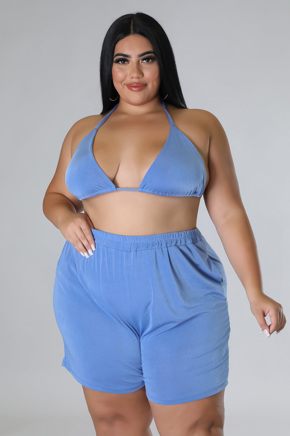 3pc Jasmine Days Short Set