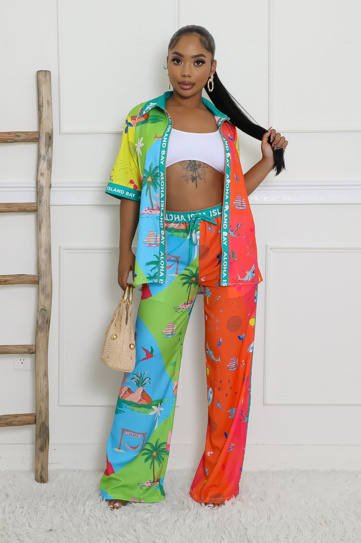 Aloha Island Pant Set