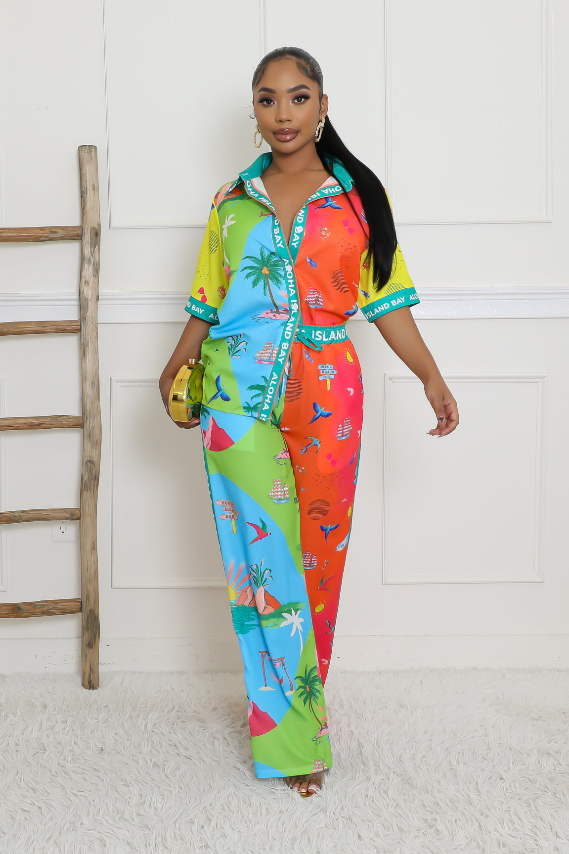 Aloha Island Pant Set