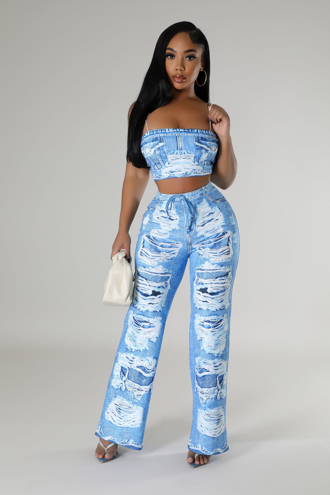 Marble Majesty Pant Set