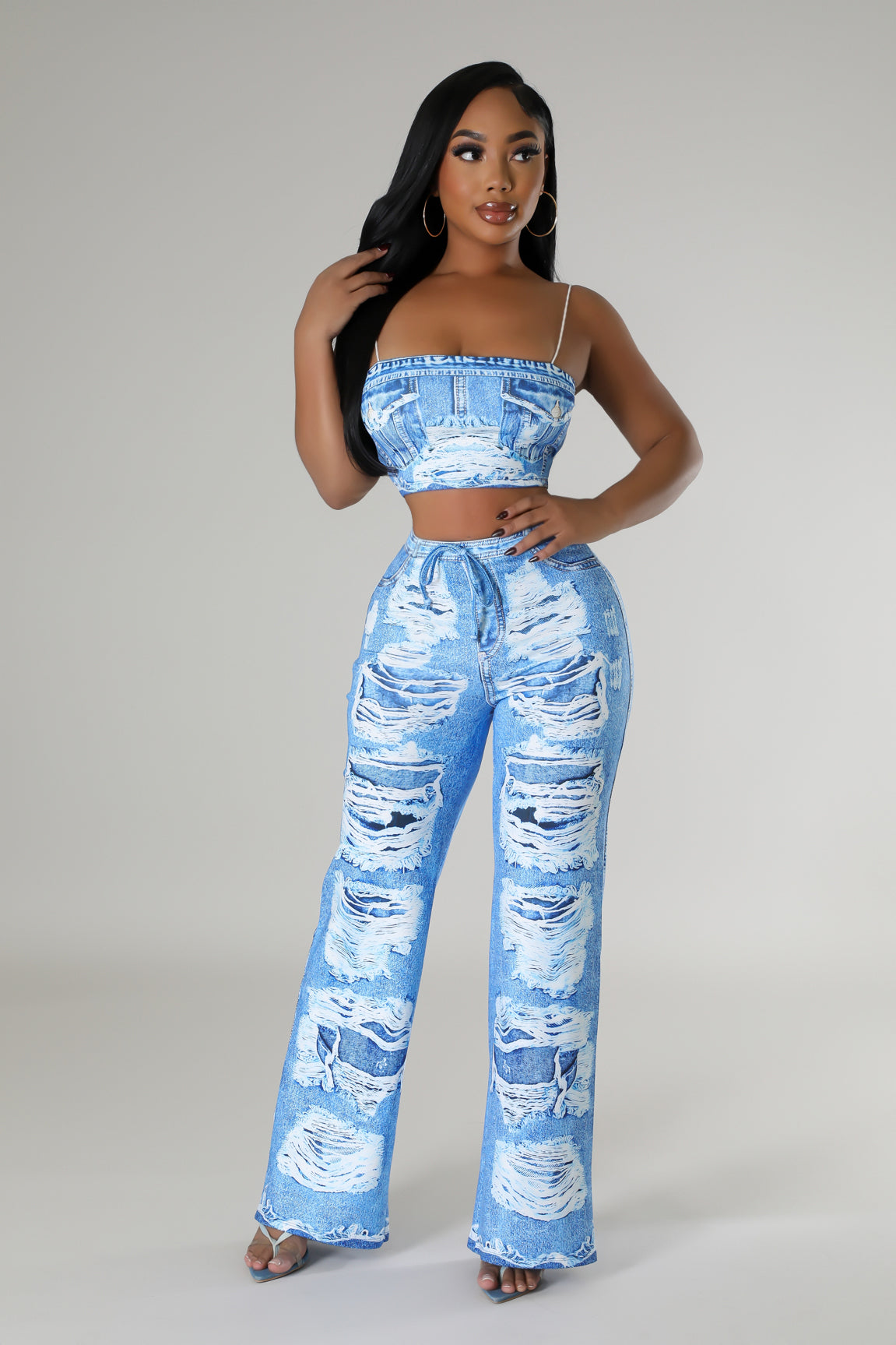 Marble Majesty Pant Set