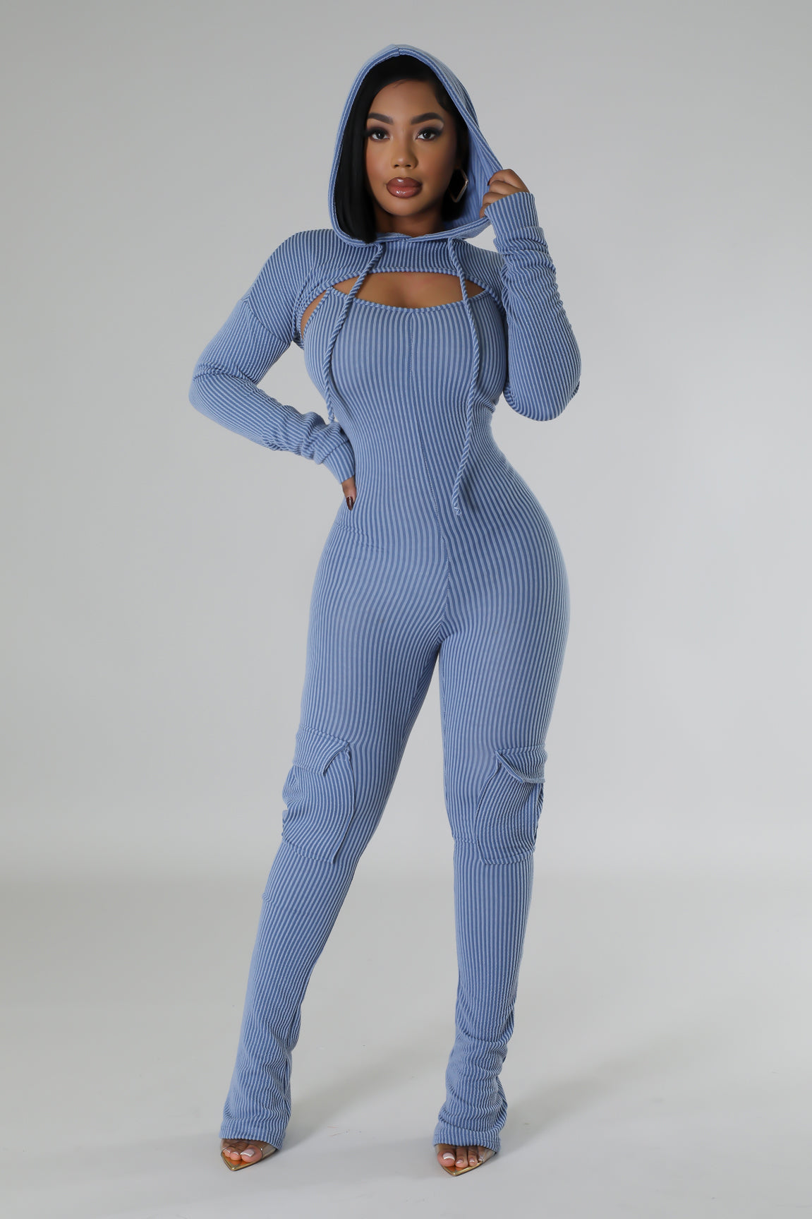 Make Me Hotter Jumpsuit Set