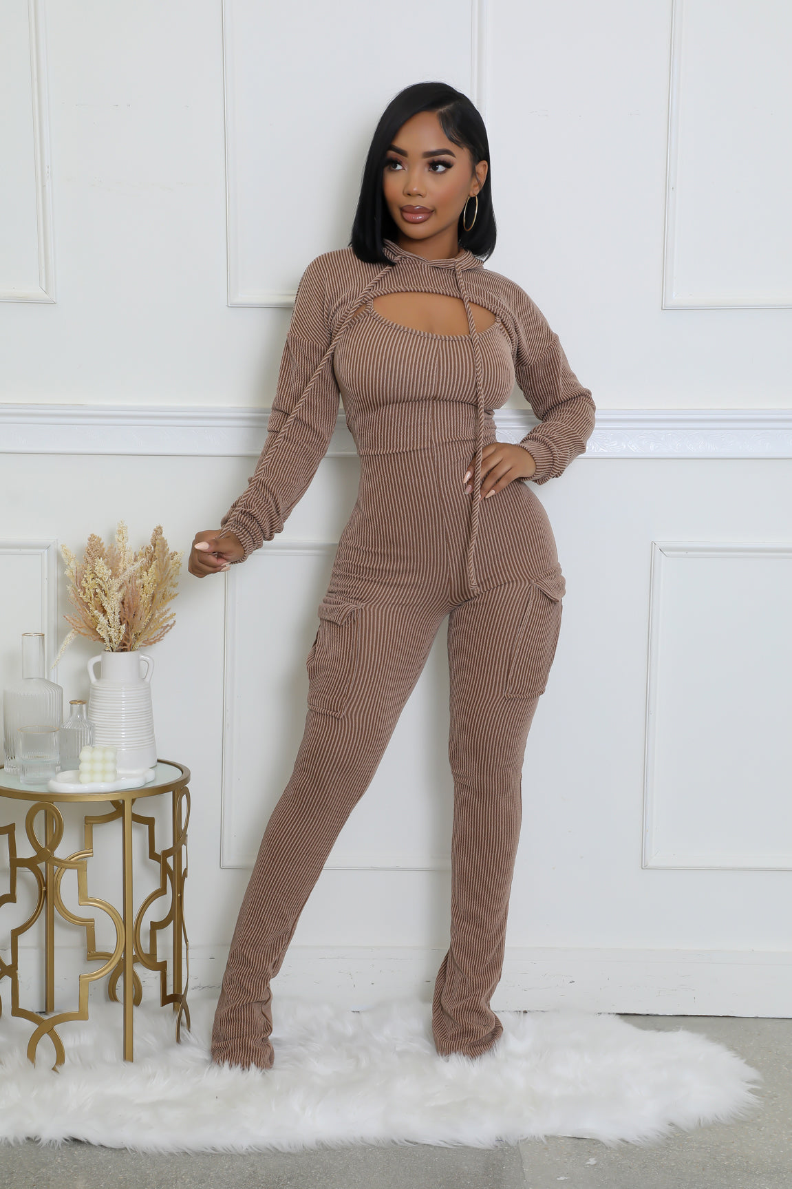 Make Me Hotter Jumpsuit Set