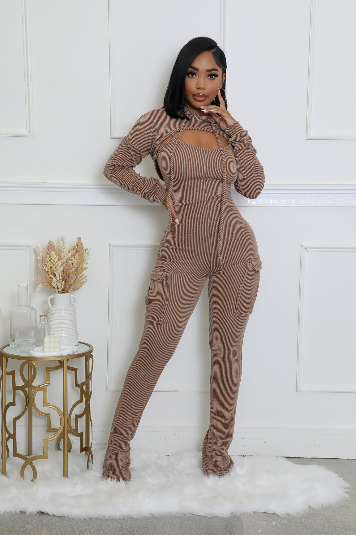 Make Me Hotter Jumpsuit Set