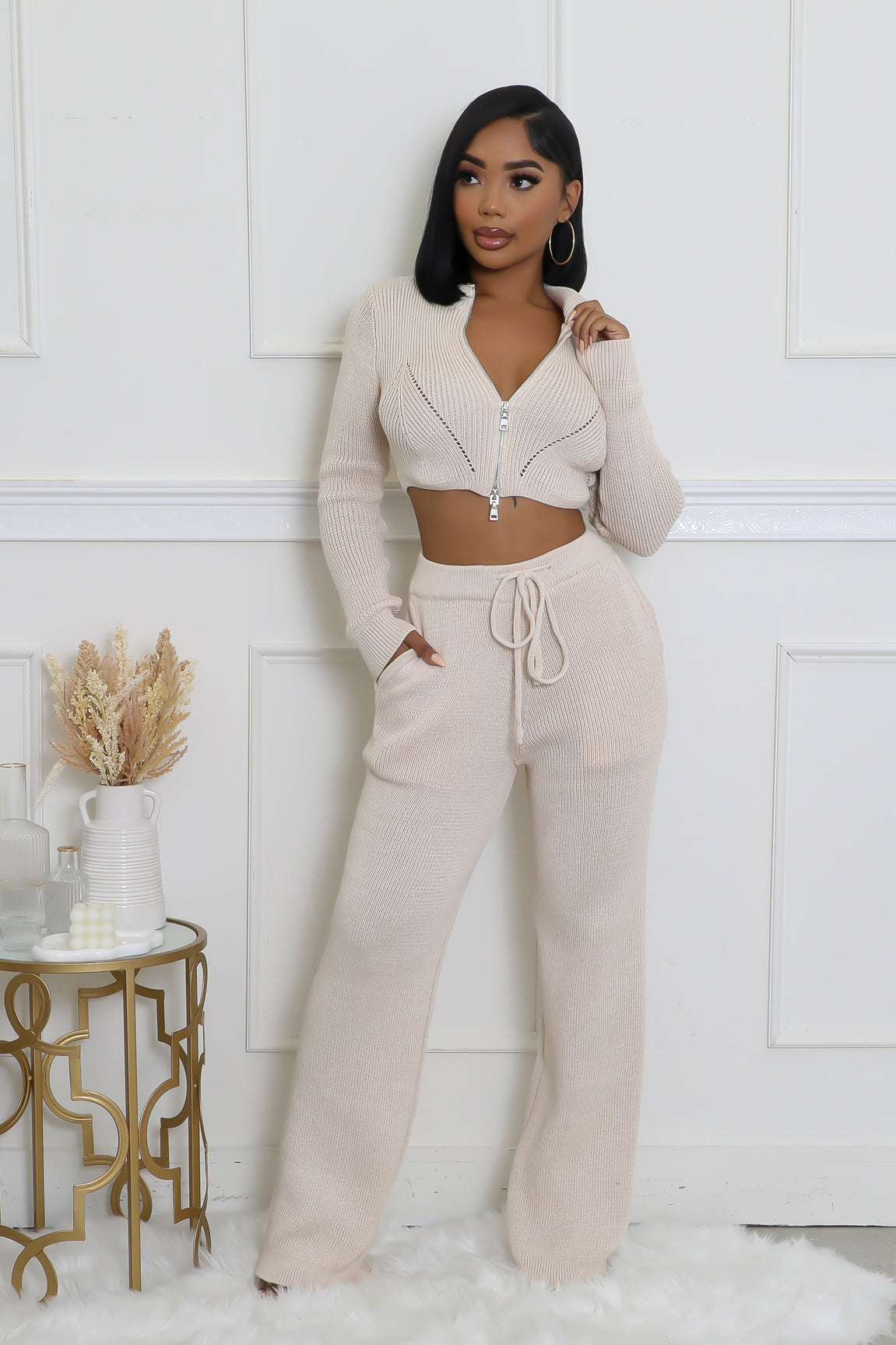 Cuffin' Season Pant Set