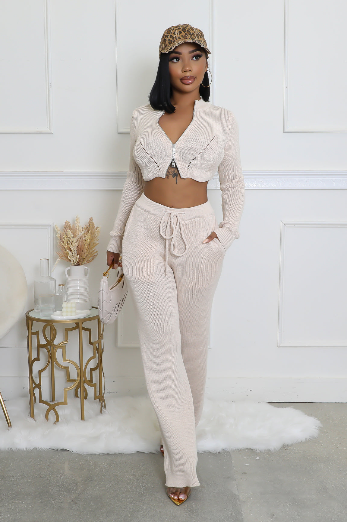 Cuffin' Season Pant Set