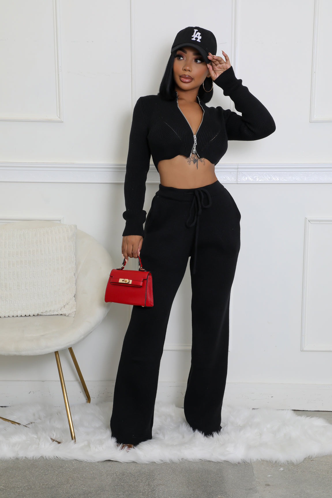 Cuffin' Season Pant Set