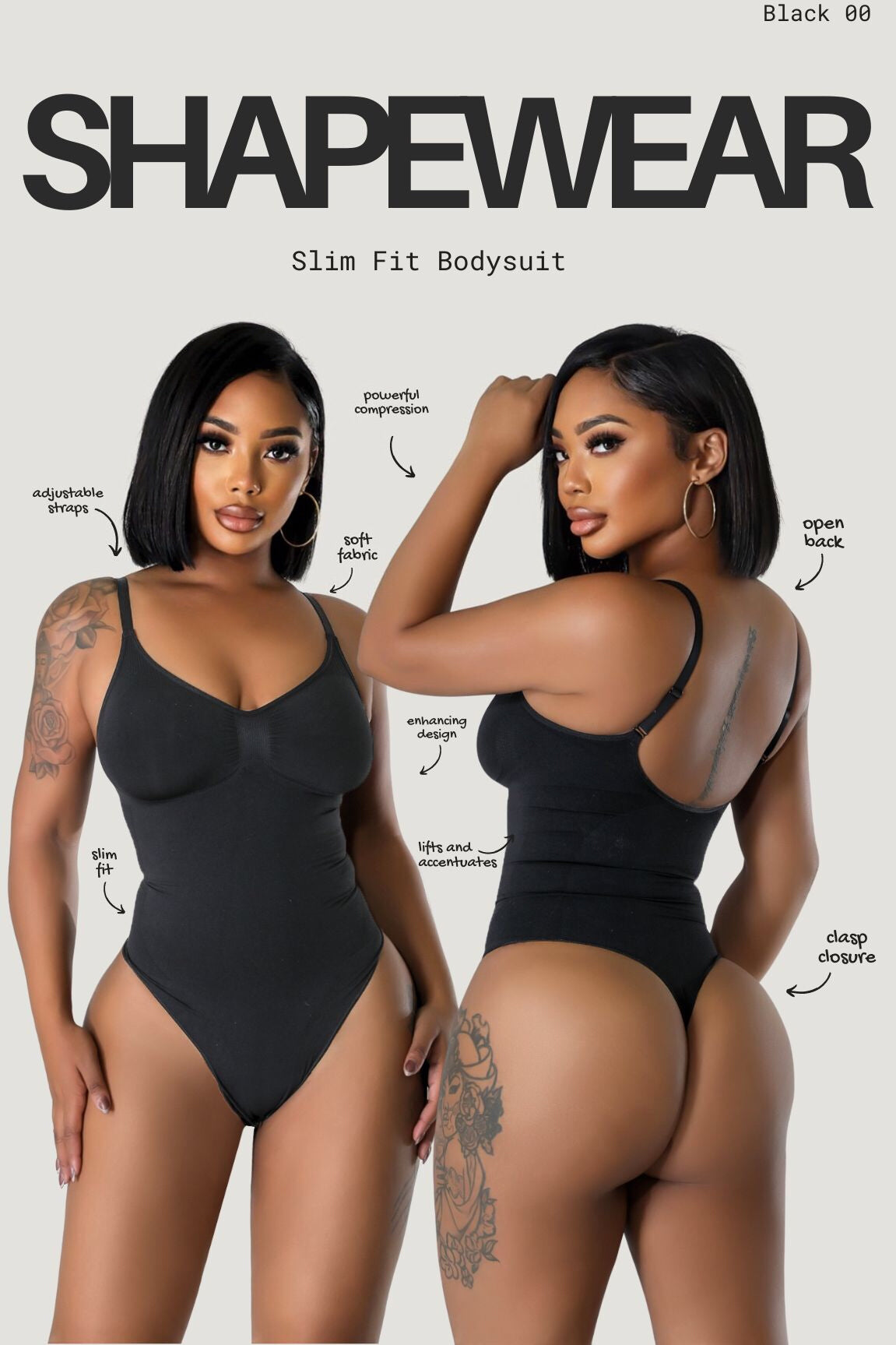 Snatched Babe Shapewear Bodysuit