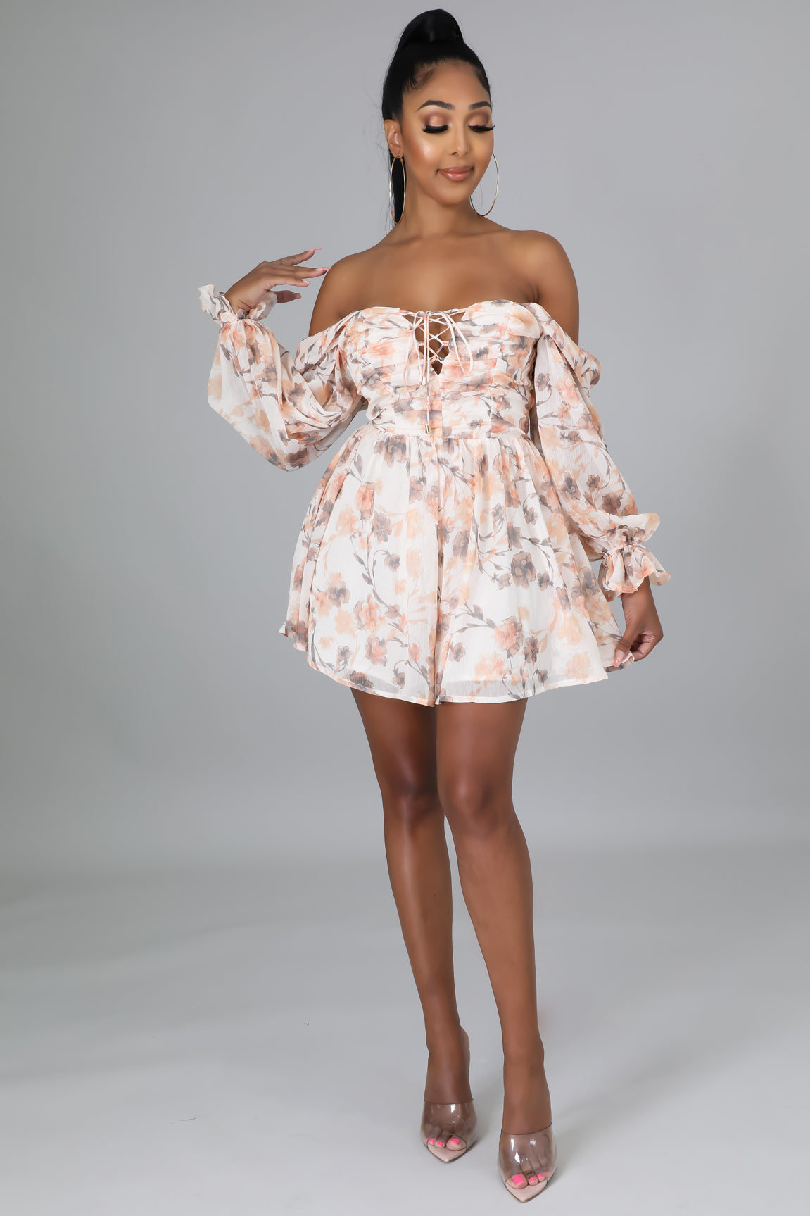 Cultivate the soul floral mini dress sale