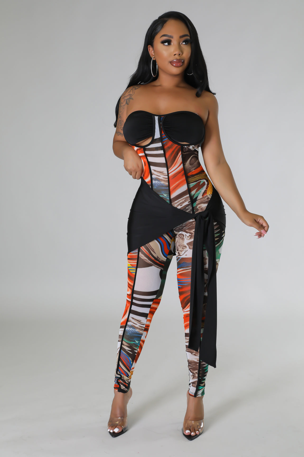 2pc Nesha Jumpsuit Set GitiOnline