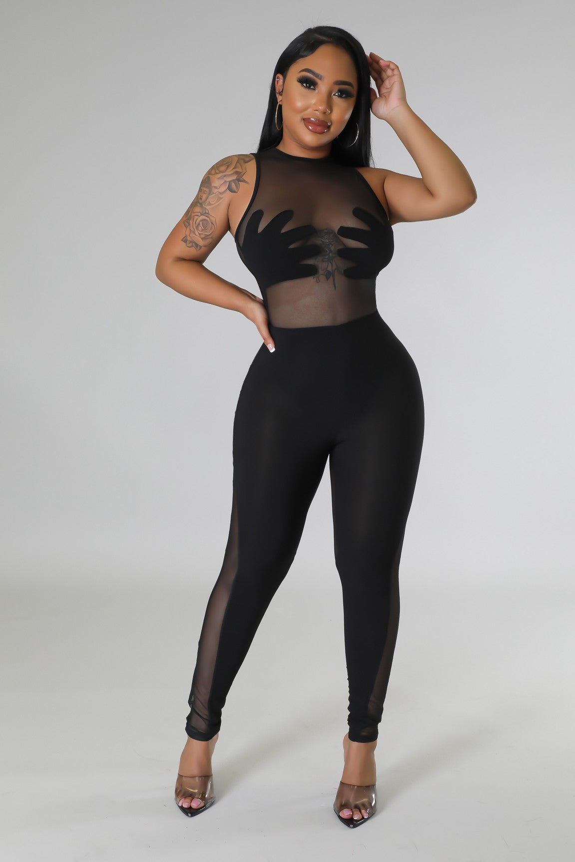 Bodysuit with outlet leggings