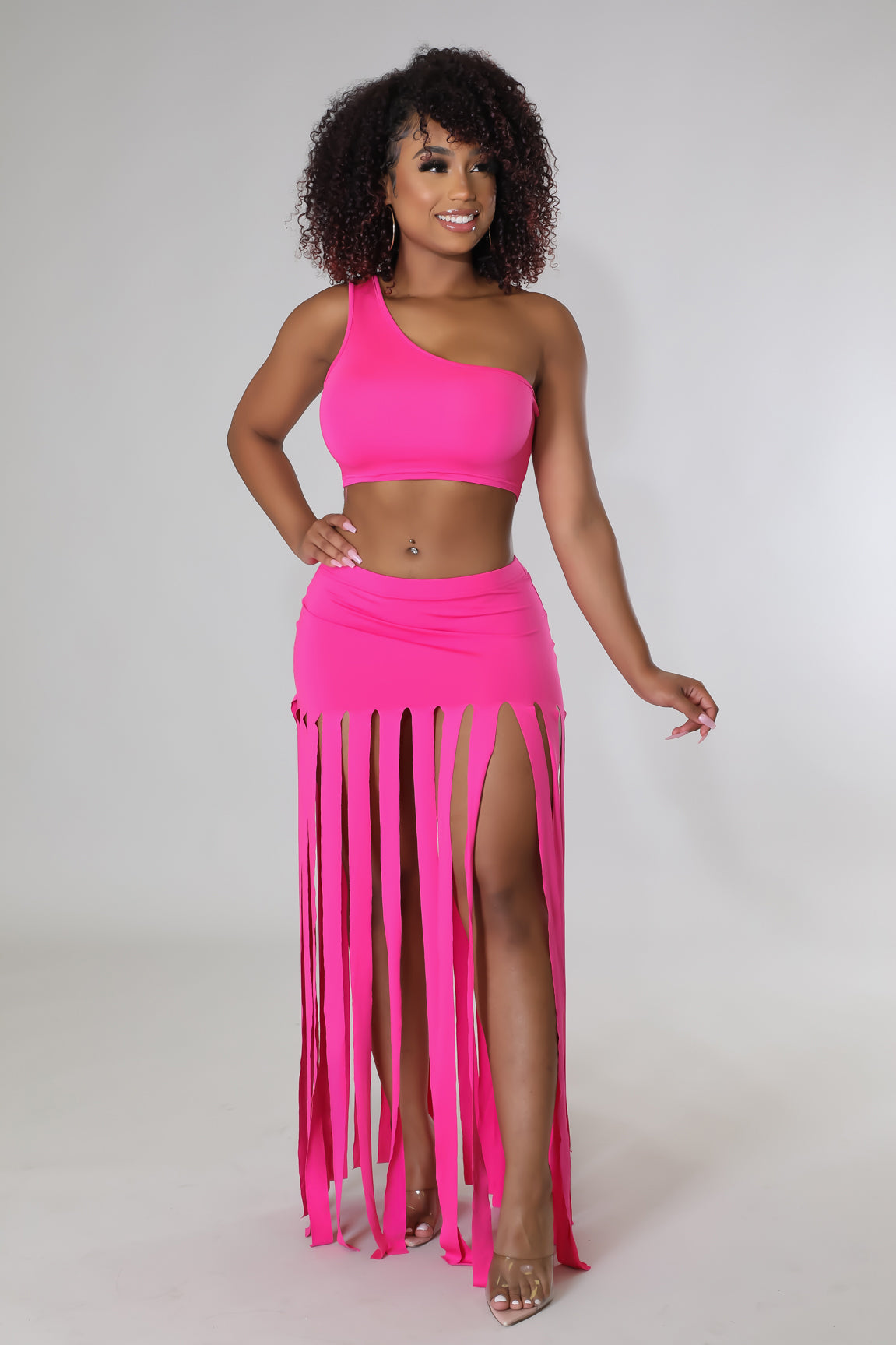 Fringe skirt set hotsell